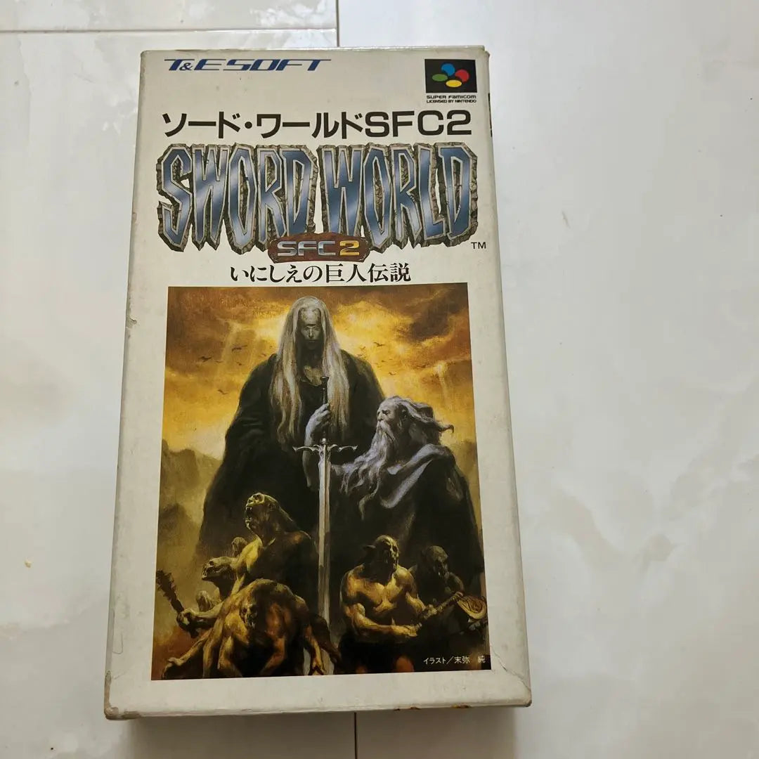Super Famicom CIB Sword World SFC 2: Legend of the Ancient Giants