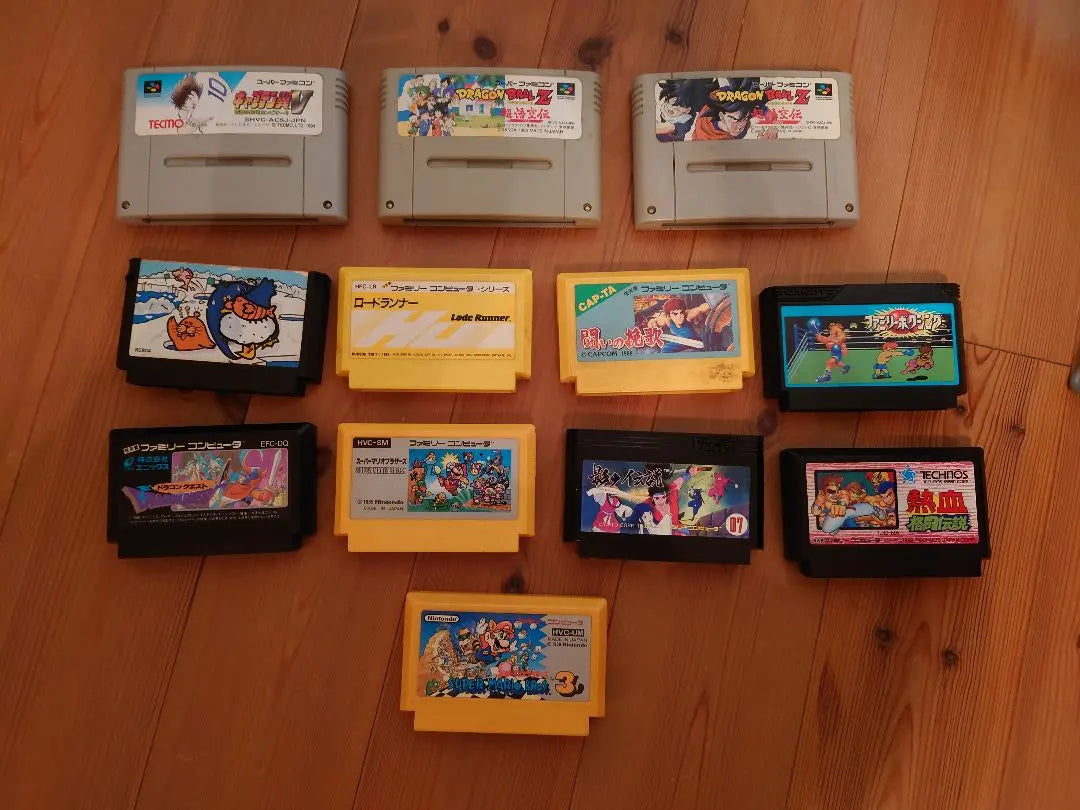 Famicom Super Famicom Software Lot (loose)