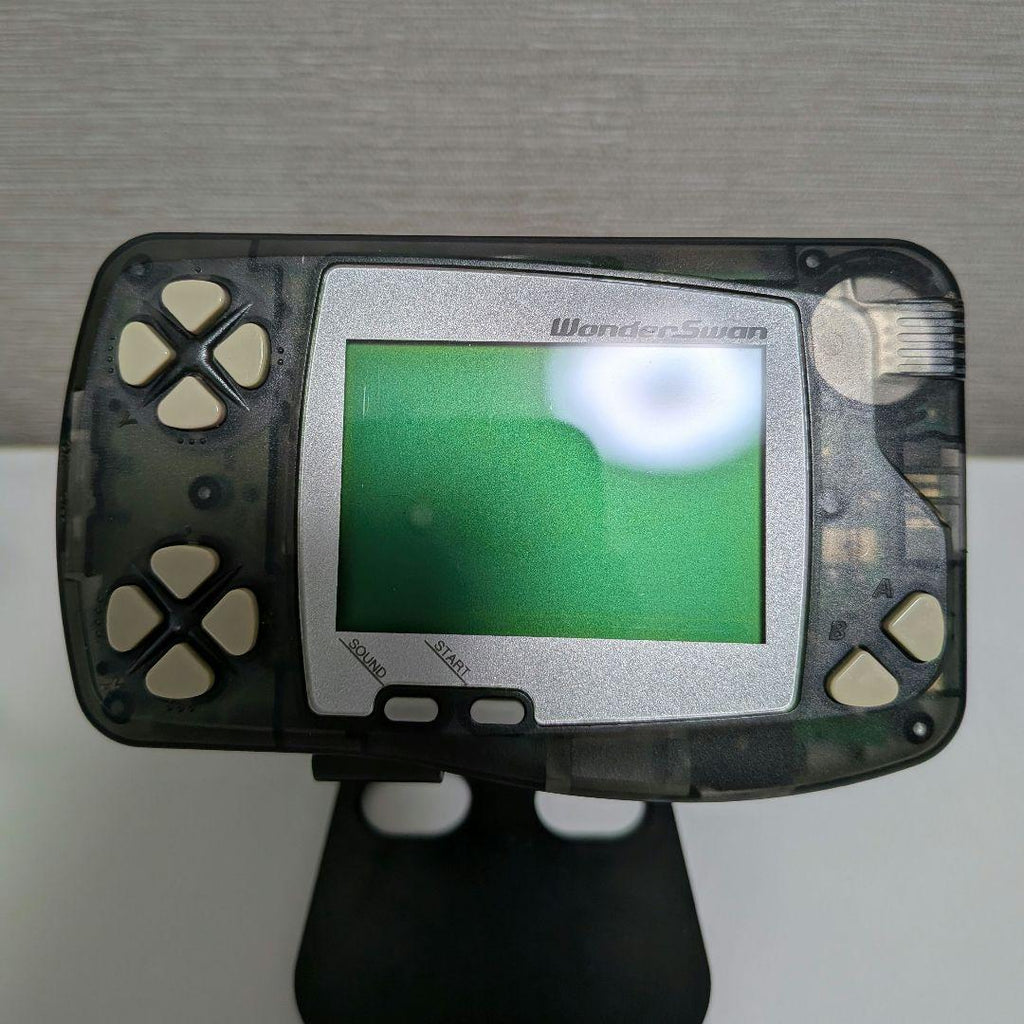 WonderSwan Console, Excellent Condition, Transparent Black