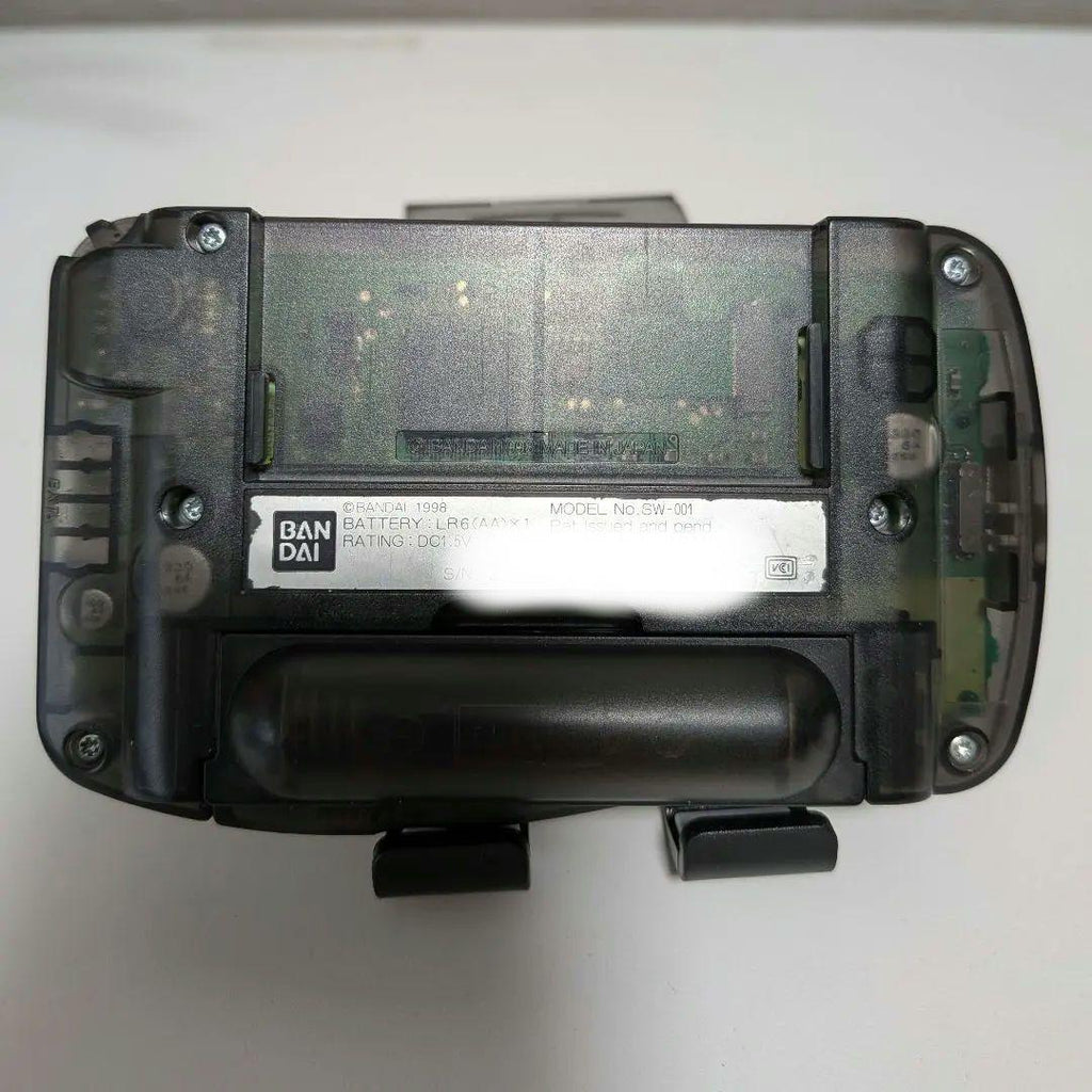 WonderSwan Console, Excellent Condition, Transparent Black