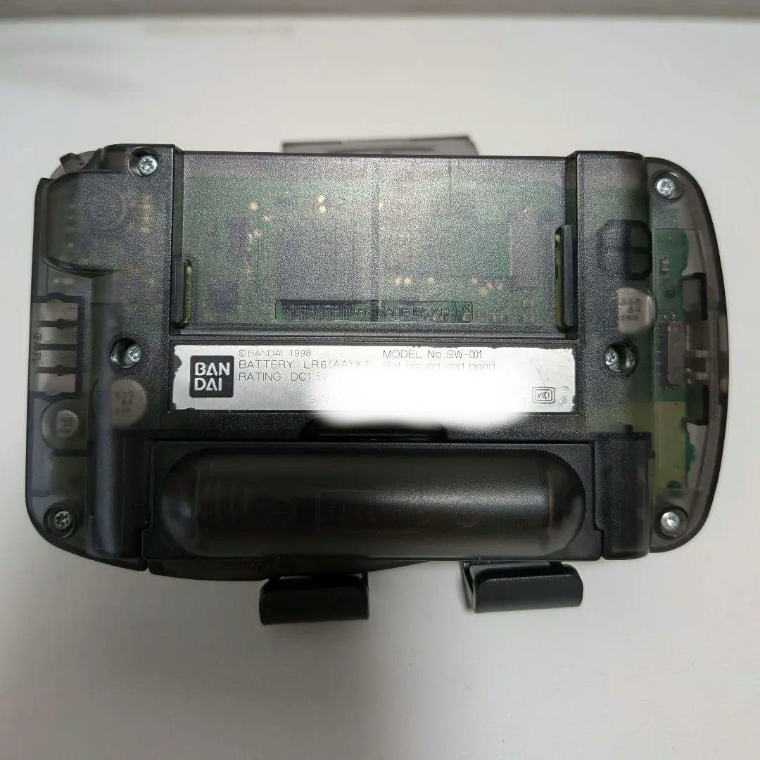 WonderSwan Console, Excellent Condition, Transparent Black