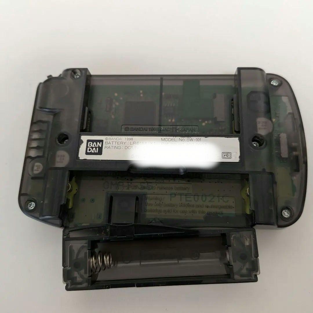 WonderSwan Console, Excellent Condition, Transparent Black
