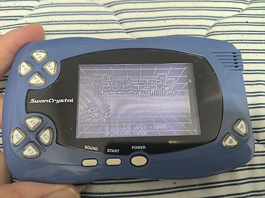 WonderSwan Crystal Console, Front Light, Good Condition