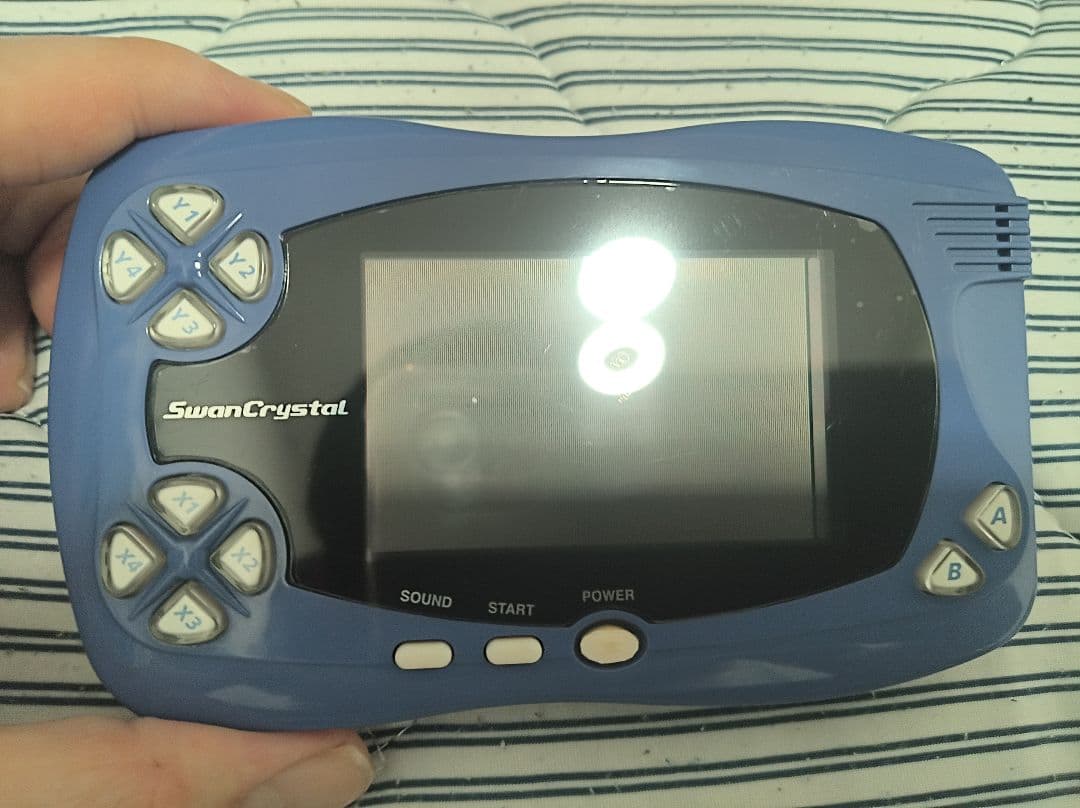 WonderSwan Crystal Console, Front Light, Good Condition