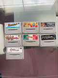 Super Famicom software (loose) 7 game set