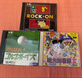 PC Engine HuCARD set, loose: Momotaro, Golf Boys, Big Club