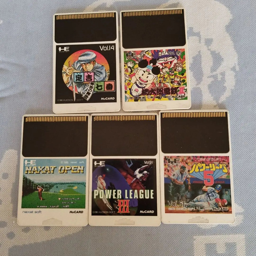 PC Engine Software Set (loose)